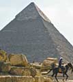Gizeh, le Sphinx et la Grande Pyramide