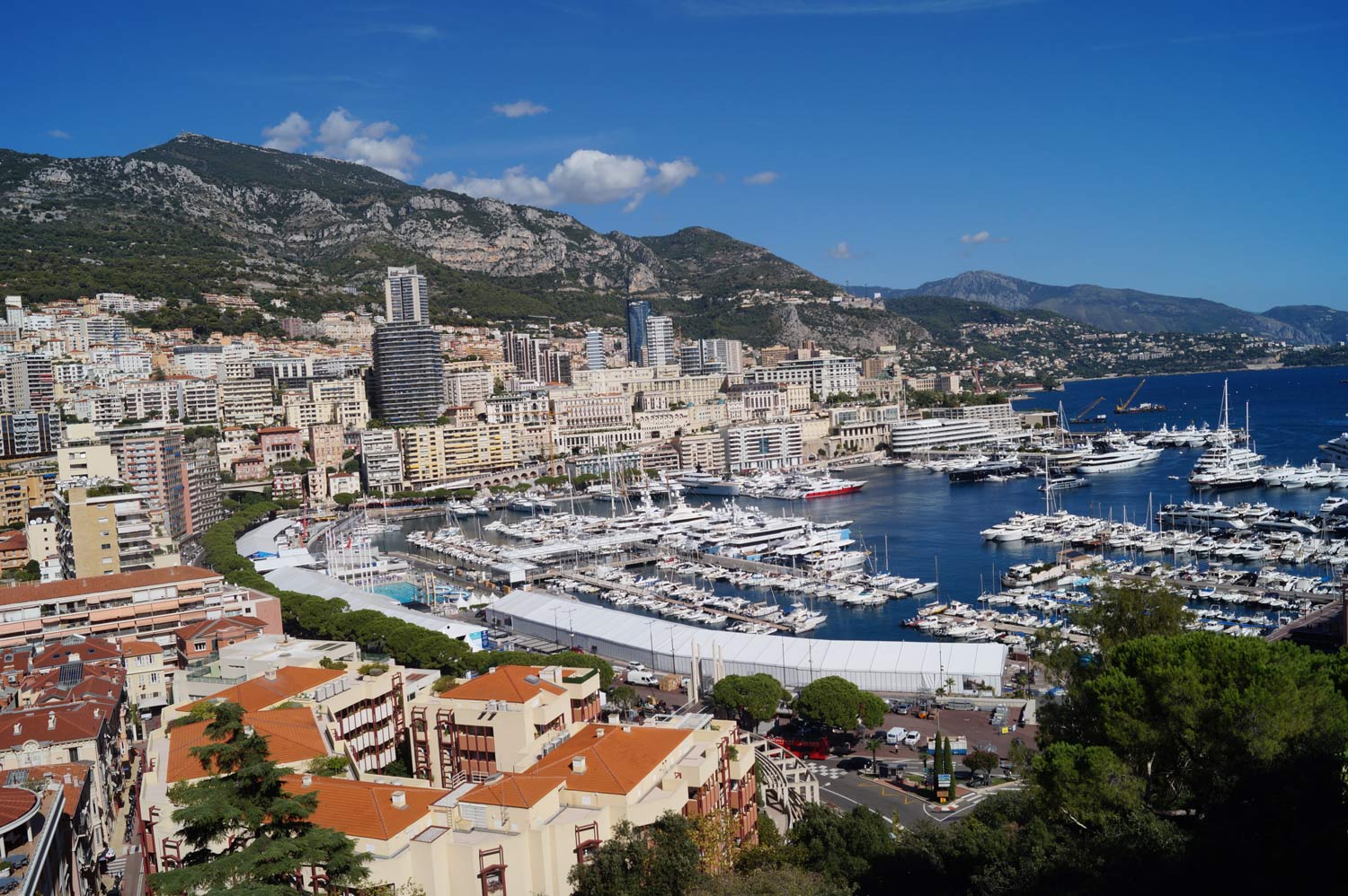 Panorama of Monaco 