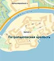 Map of Peter and Paul Cathedral
